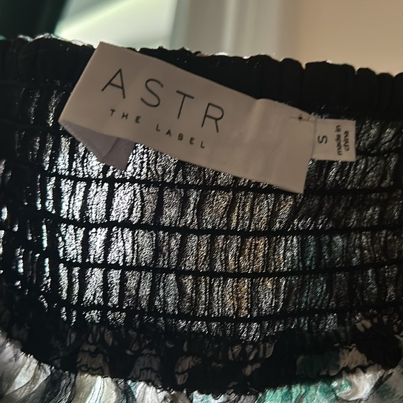 Floral Cutout Wedding Guest Dress - Black with accent colors / S - Picture 2 of 6